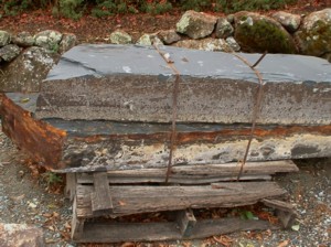 Photo of natural stone Wyoming Valley Blocks. A natural stone product of Rolleri Landscape Products