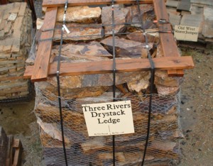 Photo of Three Rivers 1 1/2 inch select natural random shaped limestone. Natural stone sold by Rolleri Landscape Products.